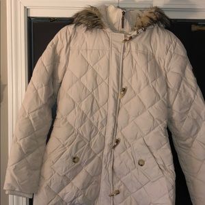 Ralph Lauren Cream quilter winter jacket